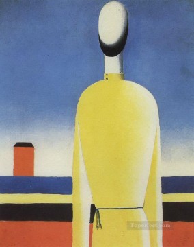 Puramente abstracto Painting - mal presentimiento Kazimir Malevich resumen